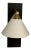 Visual Comfort Cleo Sconce With Matte White Shade For Sale