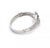 1990s Gorgeous 5ct Diamonds 14k White Gold Ribbon Swirls Hinge Bangle Bracelet For Sale - Image 5 of 7