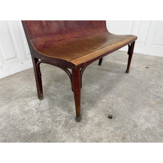 Bistro Benches from Fischel, 1920, Set of 3 For Sale - Image 4 of 10