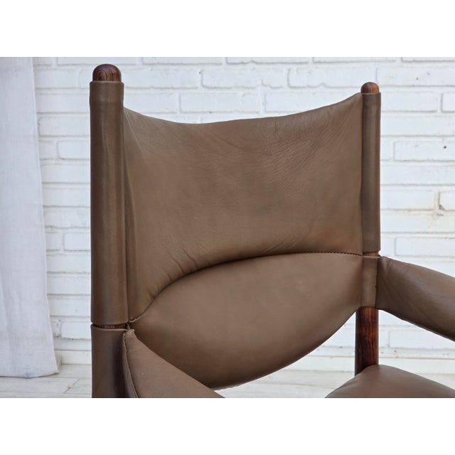 Danish Modus Highback Armchair by Kristian Vedel for Søren Wiladsen, 1974 For Sale - Image 4 of 18