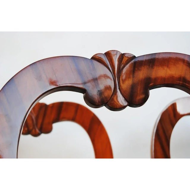 Biedermeier Chairs in Cherry-Tree, Czech, 1840s, Set of 6 For Sale - Image 6 of 12