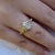 Kai Oliveleaf Halo 2.4ctw Oval Lab Grown Diamond Ring in 14k Gold (All Sizes Available) For Sale In Los Angeles - Image 6 of 10