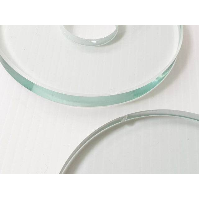 Metal Vintage Wall Light in Brass, Chrome and Glass by Maison Sciolari, 1970s For Sale - Image 7 of 8