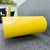 1980s Postmodern Yellow Gloss Laminate Bullnose Coffee Table on Mirror Base For Sale - Image 5 of 7