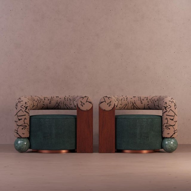 Set of Galatea Armchair Set by Malabar For Sale - Image 17 of 17