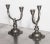 Mid-Century Modern Just Andersen Double Arm Crested Pewter Candlesticks - a Pair For Sale - Image 3 of 9