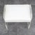 Mid Century Modern Stool Seat Vanity Lucite White Vintage Rectanfular Handles For Sale - Image 10 of 12