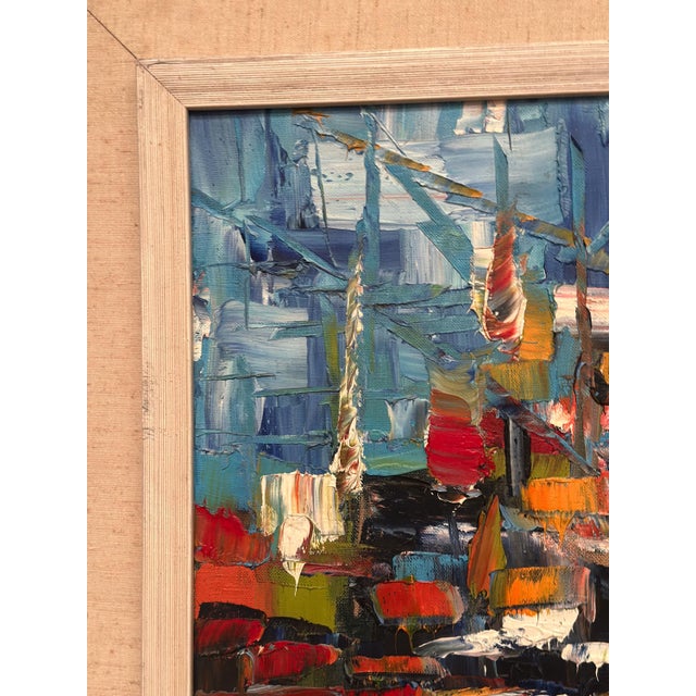 Pietrak, Abstract Composition, 1967, Oil on Canvas, Framed For Sale - Image 13 of 18