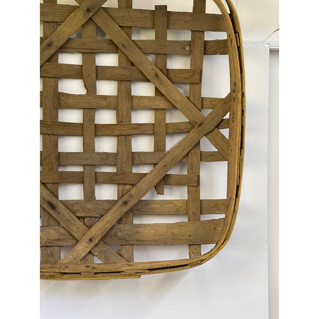 Large Authentic Antique Tobacco Basket Chairish