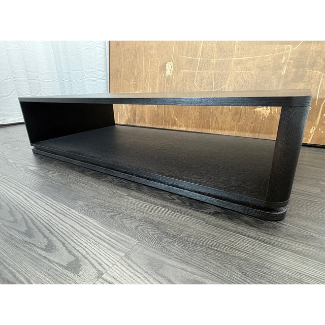 Rh Ligné Open Rectangular Coffee Table – 64" American White Oak | Architectural Open Plinth Design | Julie Lawrence Collection For Sale In Columbus - Image 6 of 18