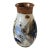 Mexican Tonala Folk Art Ceramic Pottery Vase For Sale