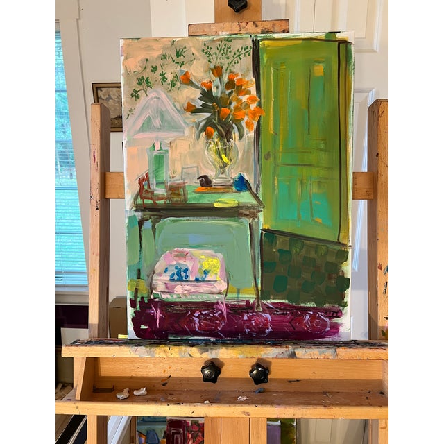 An original painting on stretched canvas sold framed. I use expressive brushwork in my paintings conveying a painterly...