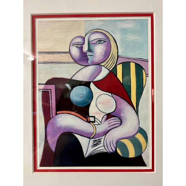 Abstract Picasso Style Portrait Print For Sale - Image 3 of 10