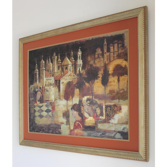 Peter Nixon “Arcadia” Signed Limited Edition Serigraph – Custom Gold Frame With Coa For Sale - Image 4 of 15