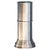Rl 09 Cylindrical Pedestal in Brushed Aluminum by Caspal For Sale - Image 9 of 9