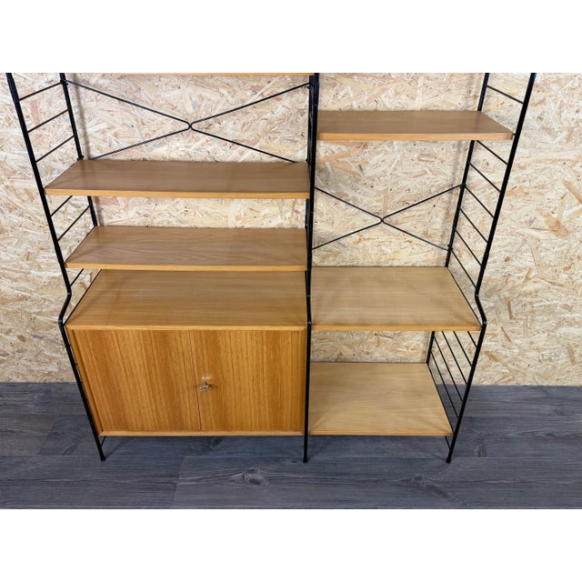 Mid-Century Ash Shelf Wall Unit from WHB Germany, 1960s For Sale - Image 8 of 18