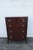 1940s Mahogany Tall Chest of Drawers 6257 For Sale In Miami - Image 6 of 15