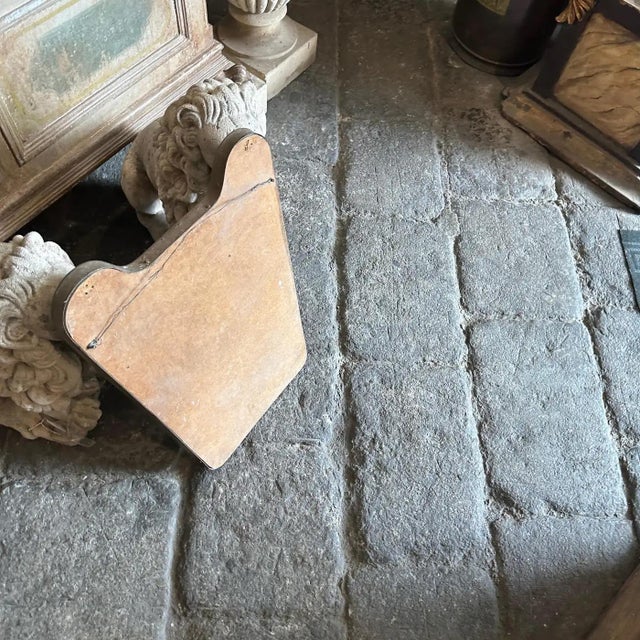 1950s Gio Ponti Attributable Mid-Century Modern Solid Brass Italian Wall Mirror For Sale - Image 10 of 10