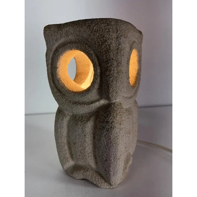 Stone Table Lamp in Stone by Albert Tormos, France, 1960s For Sale - Image 7 of 10