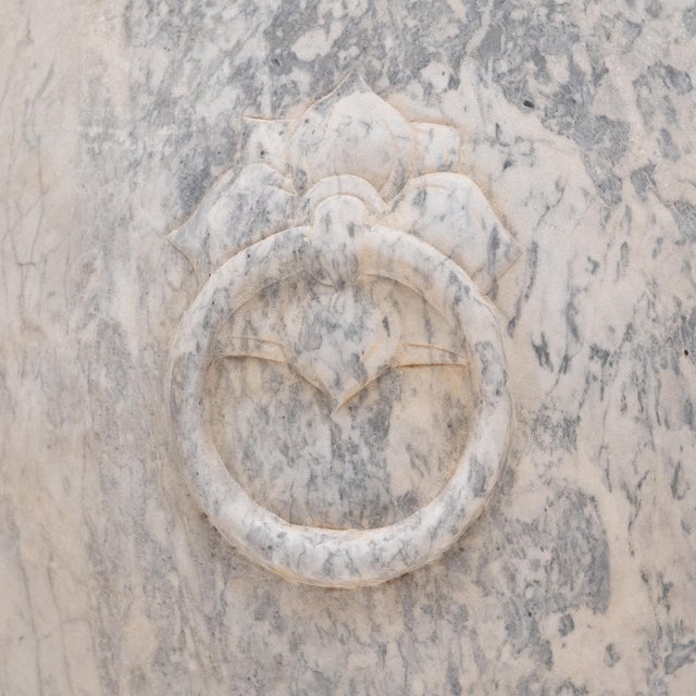 Chinese Studded Marble Drum Table For Sale - Image 4 of 6