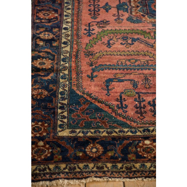 Raspberry Red Vintage Fine Lilihan Carpet - 5'4" x 6'8" For Sale - Image 8 of 10