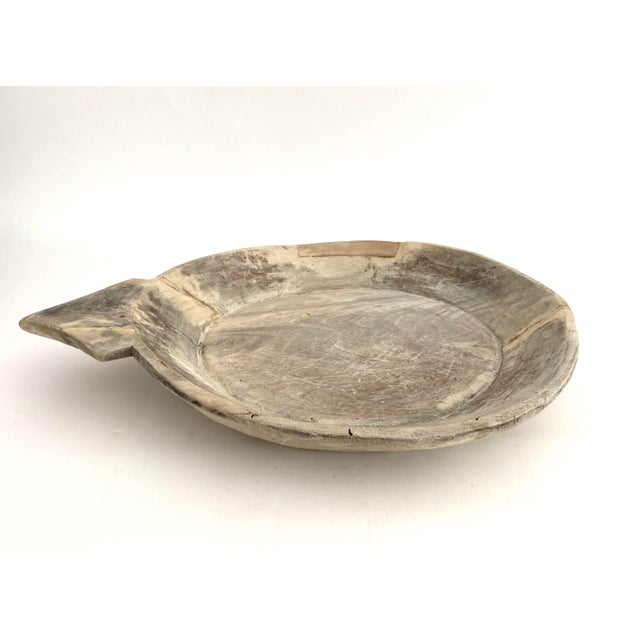 1960s Hand-Carved Wood Parat Bowl For Sale - Image 5 of 7