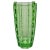 Green Art Deco Green Glass Sculpural Vase, 1960s For Sale - Image 8 of 8