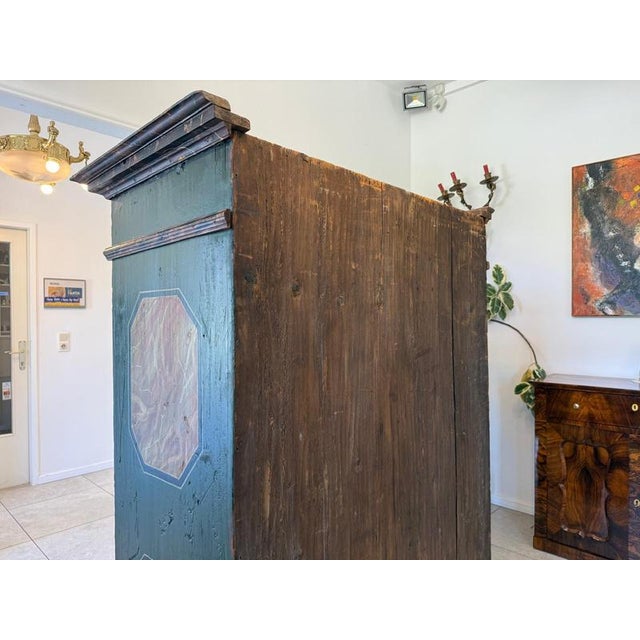 Baroque Farmhouse Cupboard in Pine For Sale - Image 12 of 18
