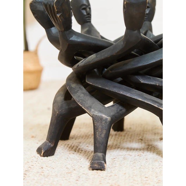 Mid 20th Century Vintage African Unity Coffee Table For Sale - Image 5 of 11