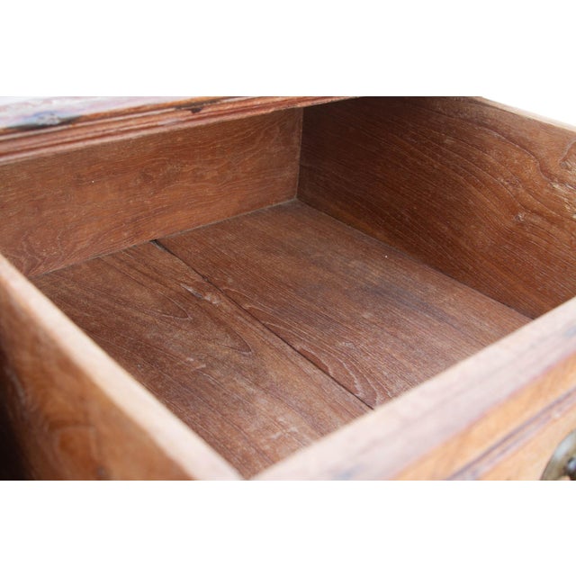 Antique Colonial Teak Chest on Chest For Sale - Image 10 of 12