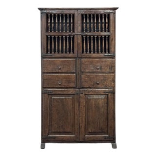 18th Century Spanish Walnut Cabinet For Sale