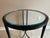 Baker Classico End Table, Blackened Bronze, Thick Glass Top, Baa3451 For Sale - Image 13 of 16