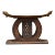 Mid 20th Century Vintage Hand-Carved Ashanti Stool For Sale