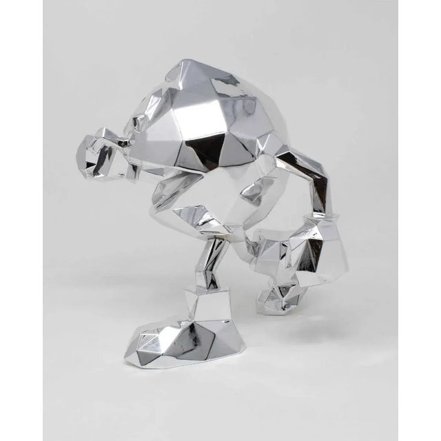 Richard Orlinski, Pac-Man (Silver Edition), Sculpture For Sale - Image 6 of 6