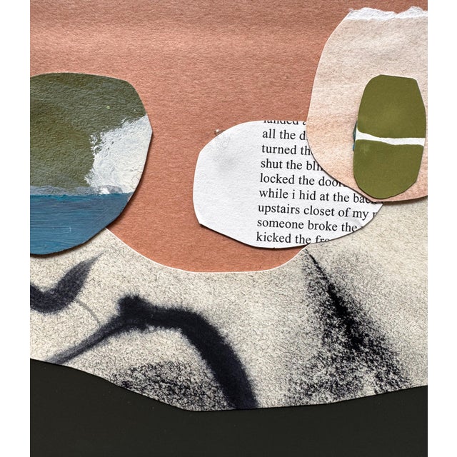 "New Directive 1" Original Mixed-Media Collage on Paper by Zac Woodiel For Sale In Little Rock - Image 6 of 8
