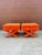 Modern 1970s Pair of Billy Baldwin Style X Bench Ottomans For Sale - Image 3 of 12