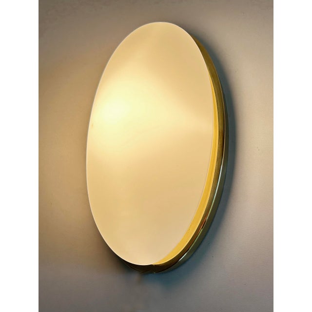 Gold Vintage Glass Sconces from Limburg, Set of 2 For Sale - Image 8 of 11