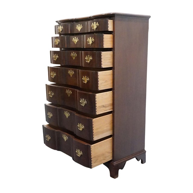 Hickory Furniture Co. American Masterpiece Collection 37" Solid Mahogany Chest of Drawers 750-31 For Sale - Image 9 of 13