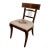 Vintage Neoclassical Needlepoint Splat-Back Chair For Sale