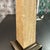 2010s Travertine and Bronze Finish Obelisk Shape Table Lamp For Sale - Image 5 of 11