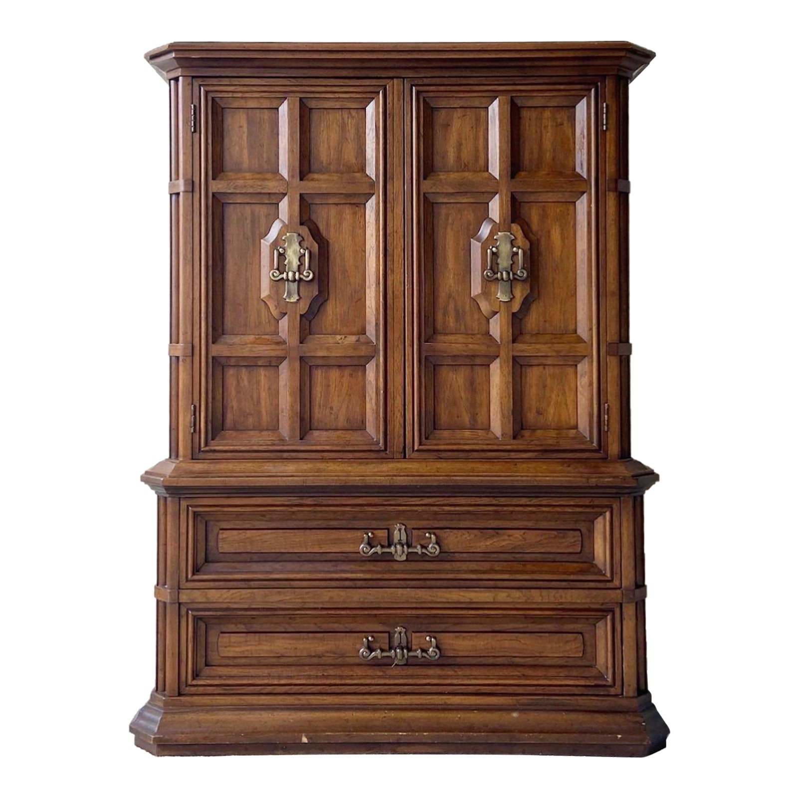 1970s Vintage Drexel Heritage Talavera Collection Armoire Chairish