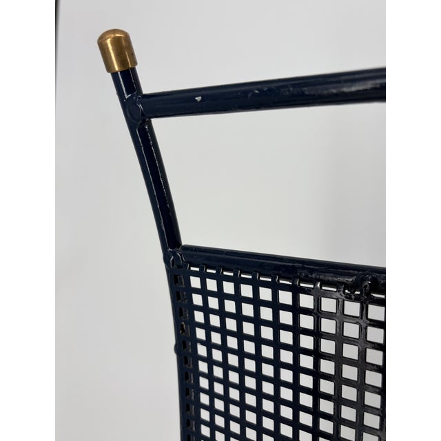 Garden Furniture * High-quality set consisting of two chairs and a table * Dark blue lacquered finish * Excellent...