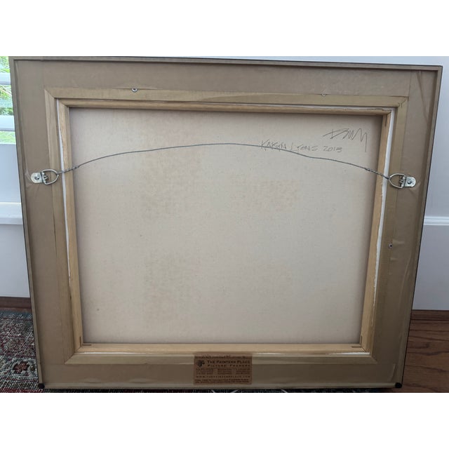 Karyn Lyons Painting 25x22, Framed For Sale - Image 4 of 4