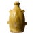 Antique French Conscience Yellow Glazed Pottery Vessel, Circa Mid 19th Century For Sale