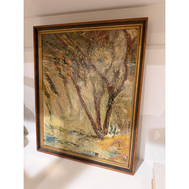 Paint A Vintage Landscape Painting by Artist, Eleanor Mohr Hill For Sale - Image 7 of 8