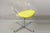 Mid-Century Modern Vintage Jansko Mid Century Modern Sculpted Lucite Yellow Vinyl Swivel Chair For Sale - Image 3 of 11