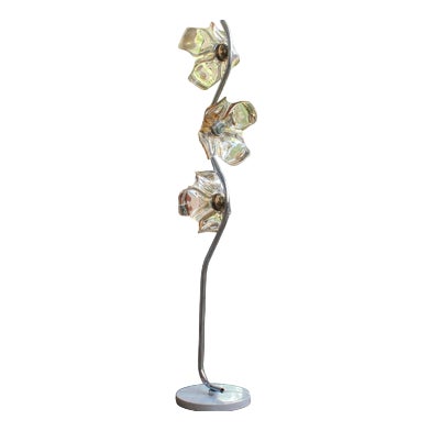 Flower Floor Lamp, 1970s For Sale