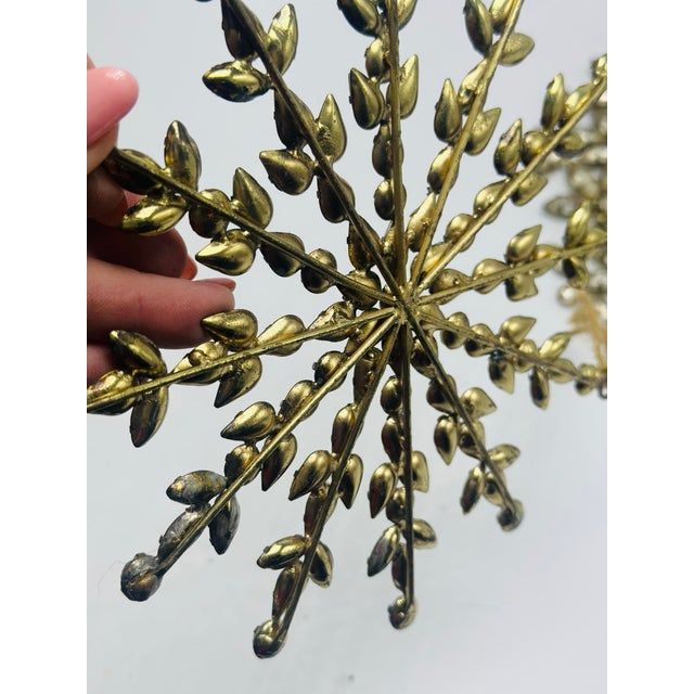 1940s Large Vintage Rhinestone Ornaments, a Set of 2 For Sale - Image 5 of 9