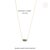 East-West Green Tourmaline & Diamond Pendant Necklace, 3.26ct in 14k Yellow Gold For Sale - Image 11 of 16