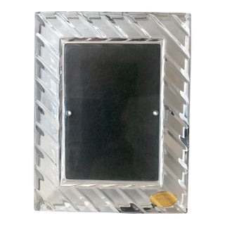 1980s Lead Crystal Picture Frame West Germany For Sale